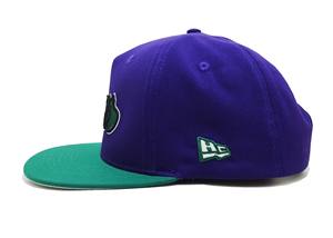 Casquette personnalisée violette et verte avec logo brodé en 3D Streetwear casquette réglable pour promotion casquette structurée OEM du Vietnam - Product Image 4