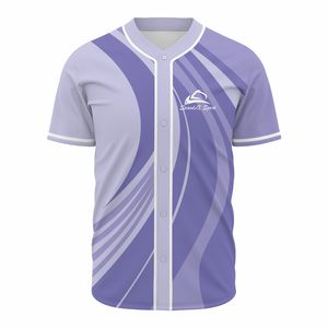 Maillots de baseball et de softball imprimés personnalisés unisexes respirants et boutons complets vêtements personnalisés pour hommes pour adultes vêtements de grande taille - Product Image 1