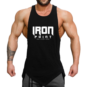 Camiseta de entrenamiento personalizada de peso pesado para hombre, camiseta ajustada para Fitness, ropa deportiva para gimnasio, camiseta sin mangas, ropa de gimnasio, entrenamiento - Product Image 1