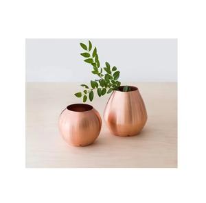 Florero de metal oxidado brillante de hierro de nuevo diseño para decoración de mesa y sala de estar a precio a granel - Product Image 4