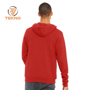 เสื้อฮู้ดสวมหัวเก็บความร้อนลำลองของผู้ชายผ้าฝ้าย380gsm 100% มีฮู้ดผ้าคอตตอนสีพื้นสำหรับฤดูหนาว - Product Image 2