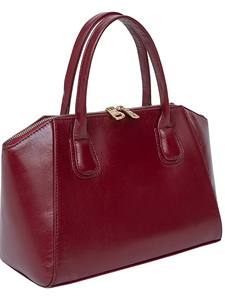 กระเป๋าถือหนังสีแดงเลือดหมูสไตล์วินเทจ ดีไซน์ทรงแข็ง พร้อมหูหิ้ว สำหรับผู้หญิง เหมาะสำหรับงานทางการ งานเลี้ยง งานแต่งงาน ของขวัญ - Product Image 4