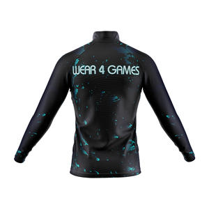 Maillot de cyclisme à manches longues sur mesure, unisexe, respirant, évacuant l'humidité, séchage rapide, coupe-vent, taille plus, haut sans couture - Product Image 2