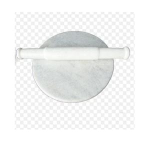 Rodillo de Mármol de Primera Calidad para Roti con Rodillo de Madera, Forma Redonda, Chakla Belan para Uso en la Cocina del Hogar - Product Image 6
