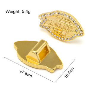 Scarpe personalizzate scarpe Decorative <span class=keywords><strong>Charm</strong></span> scarpe da ginnastica con ciondolo laccio d'oro <span class=keywords><strong>Charm</strong></span> con marchio personalizzato <span class=keywords><strong>Charm</strong></span> per scarpe - Product Image 5