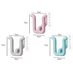 Mensola da Parete Multifunzione in Plastica Minispace, Design Minimalista con Ganci in Ferro per Organizzazione di Casa, Armadio, Bagno, Attrezzi e Scarpe - Product Image 3