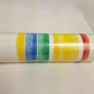 Papier peint à rayures aquarelle moderne impérial PVC vinyle pré-collé LOT 2 ROULEAUX pour salon chambre cuisine enfants grande vente! - Product Image 1