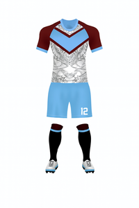 Conjunto de Uniforme de Fútbol Personalizado con Nombre y Número |   Camiseta de Fútbol de Secado Rápido para Hombre, Ropa Deportiva de Club, Proveedor de Fábrica - Product Image 2