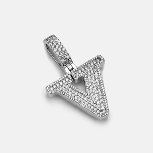 จี้เพชร CZ ชุบทอง งานแฮนด์เมด สำหรับผู้ชาย สไตล์ฮิปฮอป - Product Image 2