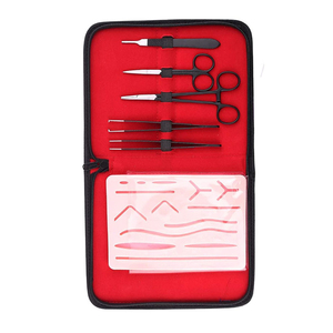 Kit de formation en suture chirurgicale en acier inoxydable pour étudiants en soins infirmiers, fabriqué en Chine, instrument de dissection chirurgicale manuel - Product Image 5