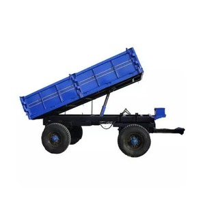 คุณภาพใช้ขายรถแทรกเตอร์ฟาร์มติดตั้งเหล็กทิปรถพ่วงสำหรับขาย - Product Image 3