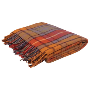 Manta Jacquard de tartán antiguo Buchanan más vendida 100% ropa de cama bordada de lana y decorativa al mejor precio - Product Image 3