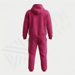 Survêtement de sport en molleton de coton de qualité supérieure pour hommes, poids lourd, deux pièces, pantalon et sweat-shirt, ensemble de jogging, tenue de sport pour la salle de sport - Product Image 2