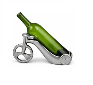 Porte-bouteille de vin moderne en aluminium écologique Art Déco avec une capacité de 3 L, support de rangement pour vin rouge sur comptoir pour les fêtes - Product Image 4