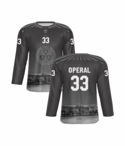 Maillot de hockey sur glace personnalisé de haute qualité, sublimation, 100% polyester, 220g - Product Image 1