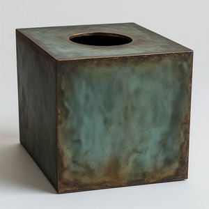 Boîte à mouchoirs élégante et multifonctionnelle en métal, conçue pour les maisons de prestige, offrant une qualité, une durabilité et une forme attrayantes. - Product Image 3