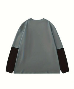 เสื้อสเวตเตอร์คอกลมใส่สบายสำหรับผู้ชายเสื้อสเวตเชิ้ตฤดูหนาวพิมพ์ลายการ์ตูนแบบกำหนดเองจากผู้ผลิตในปากีสถาน - Product Image 2