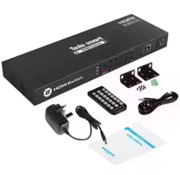 Лучшее качество TES * marts другой домашний аудио 4K @ 60 Гц 8x1 HDMI видео переключатель