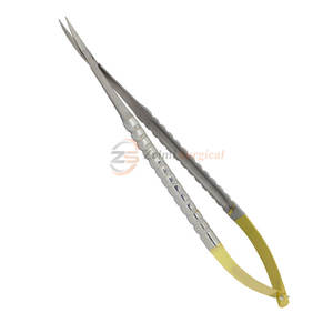 Tijeras microquirúrgicas de alta calidad, logotipo personalizado, base de acero inoxidable manual Pakistan Jacobson para instrumentos quirúrgicos - Product Image 1