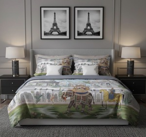 Juego de Ropa de Cama King Size de la Colección Hotel, 100% Algodón, Plegable, Cómodo y Duradero, 600 Hilos, Incluye 2 Fundas de Almohada - Product Image 2