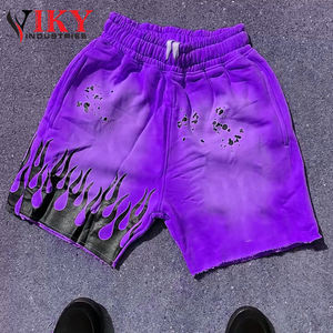 Wholesale Rate Hip Hop Highest Quality Good Supplier Make Own <b>Men</b> Wear Acid Wash Printed <b>Shorts</b> by VIKY INDUSTRIES - Product Image 6