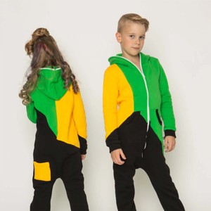 High-Quality <b>Kids</b> <b>Onesie</b> Zipper Fleece - Warm and Cozy - Ideal <b>for</b> Winter and Cold Weather With Customized Design Printing - Product Image 4