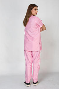 Mélange de polyester et de coton sur mesure ensemble d'uniformes d'allaitement offre spéciale gommages d'allaitement pour femmes avec logo personnalisé en vente - Product Image 5