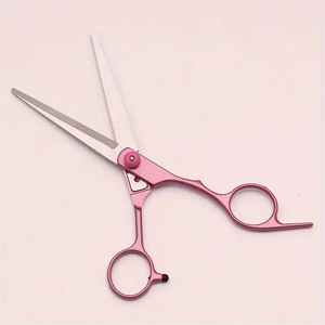 Ciseaux de barbier professionnels en acier inoxydable, lame courbée, pour droitiers, pour une coupe de cheveux de qualité salon et un glissement fluide - Product Image 5