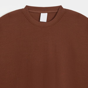 Premium Top Haute Qualité Hommes T-Shirts Coton D'été Solide Couleur Surdimensionné T-shirt Hommes Avec Votre Propre Logo - Product Image 5