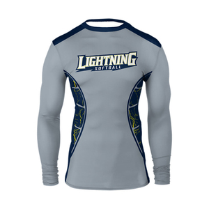 Men Compression Tops Running Shirt <b>Long</b> <b>Sleeve</b> T-shirt custom <b>Base</b> <b>Layer</b> Top for Gym Sports Fitness Workout - Product Image 4