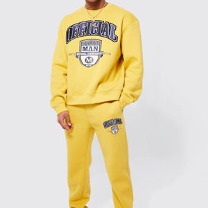 Sudaderas de algodón 100% pesadas personalizadas para hombre, nuevas sudaderas de moda, sudaderas transpirables básicas de cuello redondo de Color sólido liso 2025 - Product Image 6