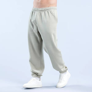 Muestra gratis Logo Stone Joggers para hombre Oversize Fit Side & Back Pockets Gym Training Pantalones de chándal transpirables para hombre - Product Image 3