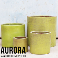 Nouvelle collection de pots en céramique émaillée fabriqués à la main au Vietnam, écologiques, pour la décoration de la maison et du jardin, impression de logo gratuite, personnalisable
