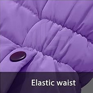 Chaqueta Acolchada con Capucha para Mujer, de Alta Calidad, para Invierno, Sólida, Cómoda, Transpirable, de Secado Rápido, Tejida, 100% - Product Image 6