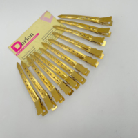 Dorlon – Meilleures ventes : Pinces à cheveux en acier inoxydable couleur personnalisée, type bec de canard, pour femmes, de haute qualité, pour la coiffure en salon