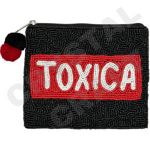 Monedero con cuentas elegante de semillas occidentales, accesorio elegante de moda - Product Image 4