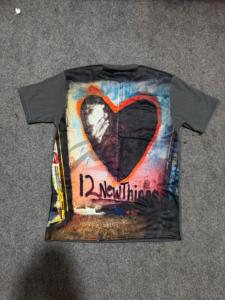 Camiseta 100% de algodón de alta calidad para hombre, ajustada, estilo callejero, logotipo personalizado, bordado e impresión DTF, todas las tallas, venta al por mayor - Product Image 2