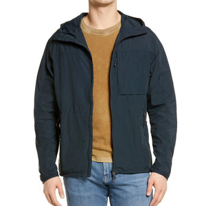 Venta al por mayor de moda de lona repelente al agua Stand Collar prendas de vestir exteriores de invierno chaqueta cortavientos para hombres - Product Image 1