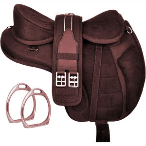 Silla de Montar a Caballo de Cuero Genuino Hecha a Medida, Tamaño y Diseño Personalizables, Estilo Occidental para Montar a Caballo - Product Image 4