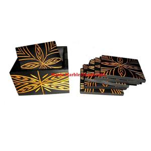 Meilleur nouvel arrivage de sous-verres en bois au design moderne avec conception en résine et forme carrée pour la décoration de la cuisine Article - Product Image 1