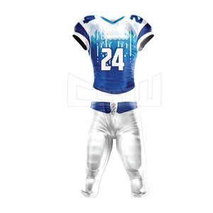 Uniforme de fútbol americano 2022 para hombre más vendido, uniforme de aparejos juveniles de sarga transpirable al por mayor en tallas grandes - Product Image 5