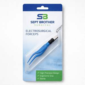 Pinzas Bipolares Autoclavables de Alta Calidad Tipo Bayoneta Instrumentos Electroquirúrgicos de Acero Inoxidable para ORL - Product Image 5