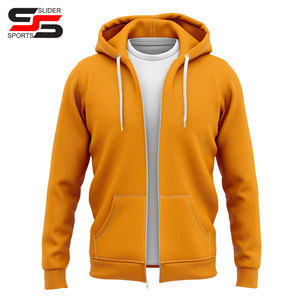 Sudadera con Capucha de Invierno Personalizada con Sublimación y Bordado, de Alta Calidad, 100% Algodón, con Cierre, Estilo Urbano para Hombre - Product Image 1