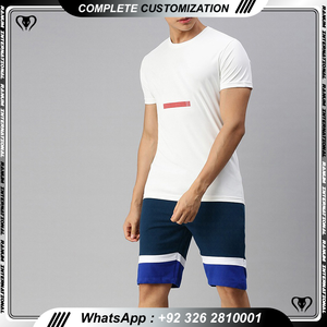 กางเกงขาสั้นผ้าฝ้ายออกกำลังกายสำหรับผู้ชายแฟชั่นใหม่ - Product Image 3