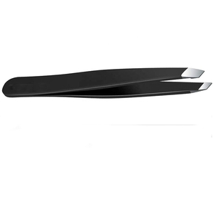 Pinzas de belleza para cejas multicolor de calidad superior inclinadas/punta plana de acero inoxidable - Product Image 6