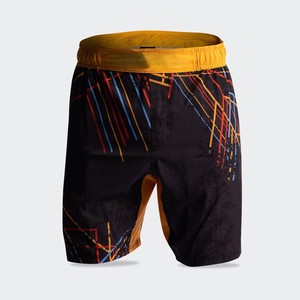 กางเกงกีฬา MMA แบบระบายอากาศลายเสือสำหรับผู้ชายกางเกงขาสั้นมวยไทยแบบซับลิเมตกางเกงต่อยมวยกางเกงต่อยาล้างเทคนิค - Product Image 1