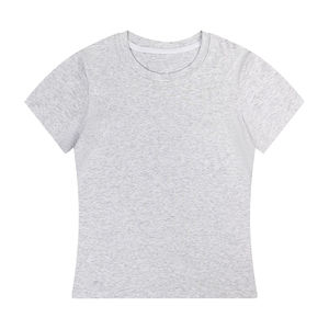 Camisetas de peso pesado para mujer, camiseta informal para mujer, camiseta de gran tamaño, transpirable, 100% de algodón - Product Image 6