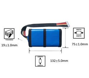 Boombox2 Polimer Lityum Pil 10400mAh SUN-I NTE-213 Yedek Pil Yüksek Kapasiteli Şarj Edilebilir Hoparlör Pili - Product Image 2