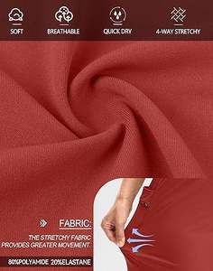 Pantalones Cortos Largos de entrenamiento para mujer Bermudas de cintura alta de 9 pulgadas con bolsillos con cremallera cómodos y transpirables para Fitness y gimnasio - Product Image 5