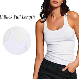 OEM <b>Women's</b> Eco-Friendly Breathable Cotton/Spandex Casual <b>Tank</b> <b>Tops</b> Comfortable & Quick Dry Custom Logo Option Wholesale Ready - Product Image 6